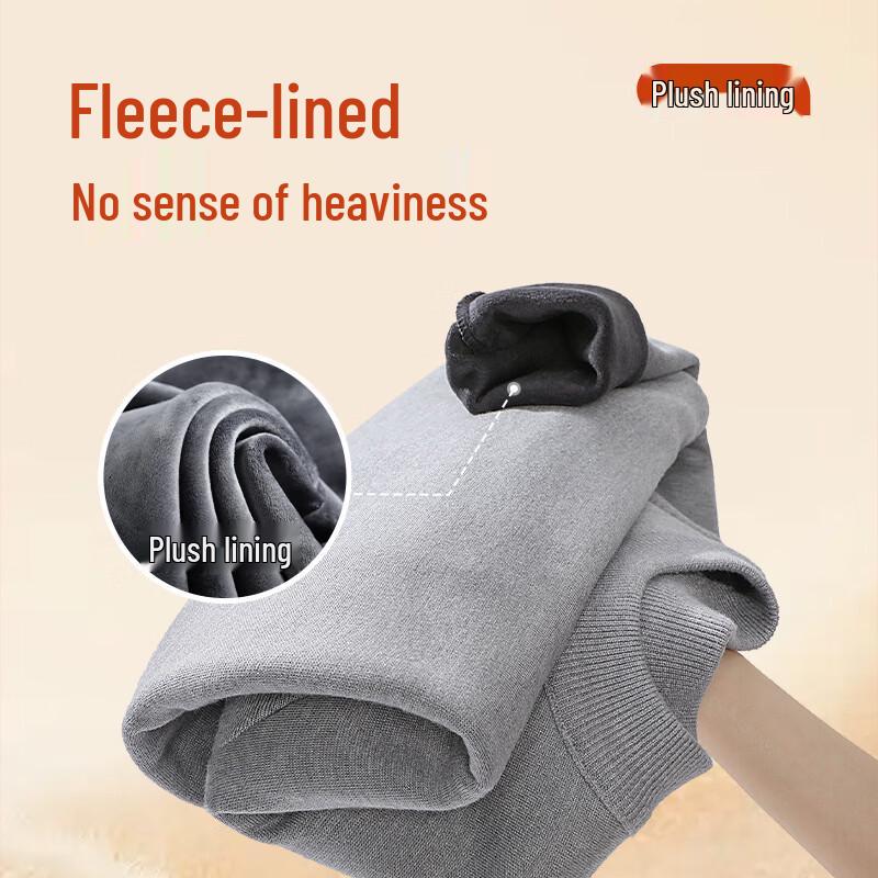 Jeanswest Life Men's Fleece-Lined Semi-High Neck Sweater with Horse Graphic