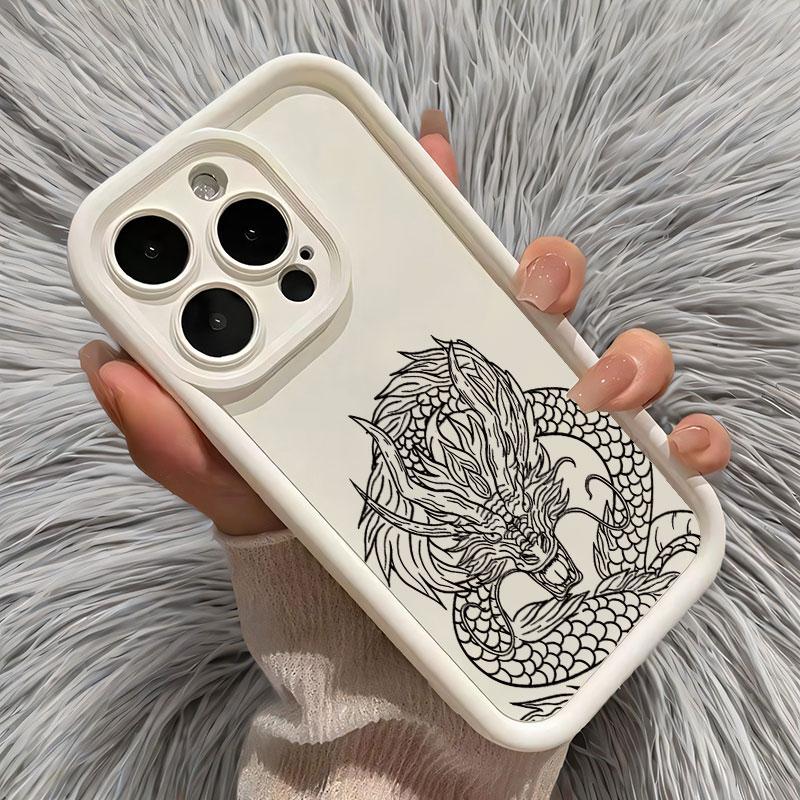 Case For Realme C51 C53 C55 C61 C63 C65 C67 C11 C17 C20 C25Y C12 C25S Full Package Shockproof Silicone Soft Dragon Phone Cover