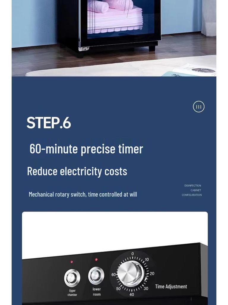 Ultraviolet Towel and Slippers Disinfection Cabinet for Hospitals and Barber Shops