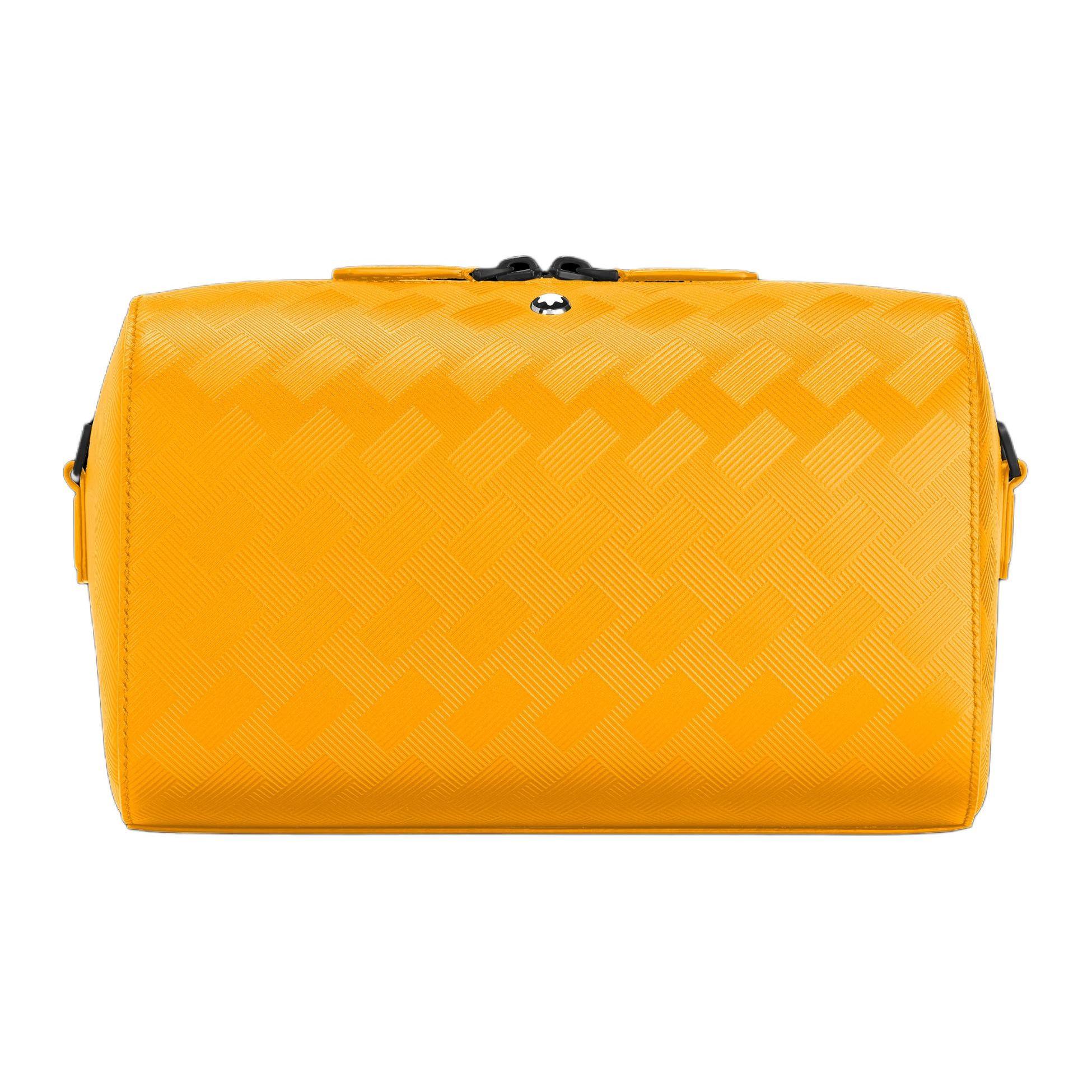 

Montblanc Style 3.0 Series Adjustable Shoulder Strap Zipper Closure Leather Shoulder Crossbody Bag Large Unisex Bags Warm-Ginger-Yellow 198057 Basic Set (Bag+Dust Bag)