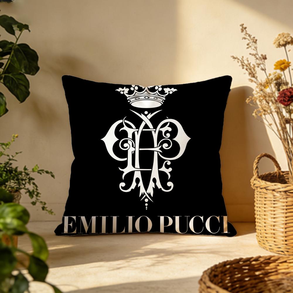 Stylish EEmilio Pucciful Cushion Cover Versatile DoubleSided Pillow Case Fit for Sofa Bed Car Daily Decor