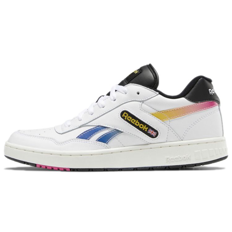 

Reebok BB 4000 Cozy Shock Absorption Unisex White Blue Yellow Pink GV8586 EU 41