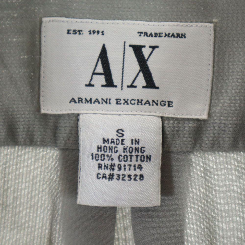 ARMANI EXCHANGE 90s Old Long sleeve shirt S Gray Men's Used