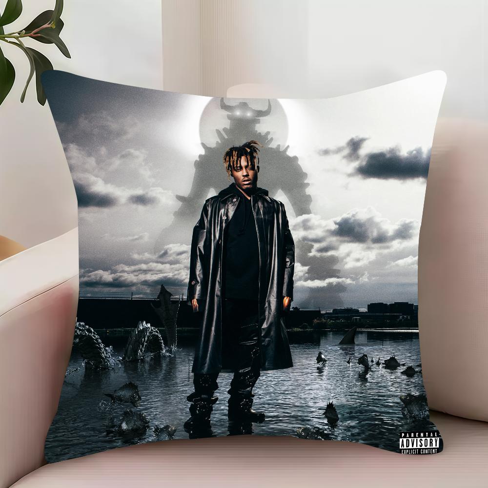 

Rapper J-Juice The Party Never Ends Wrld Pillow Case Decor Protective Covers Comfortable Soft For Sofa Living Room Home Office 12x12Inch