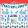 Vibrant Blue's Clues Kids Themed Birthday Party Decor Set With Happy Birthday Banner And Balloons