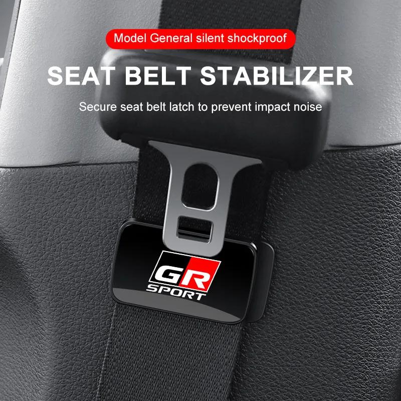 Adjustable Auto Seat Belt Holder Stabilizer Fastener Clip Limiter Styling For Toyota GR Sport Gazoo Racing Yaris 86 Corolla