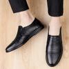 Fashion Natural Gumrukfree Genuine Leather Dress Shoes Man Casual Business Social Shoe for Men Elegant and Classic Official Legitimate