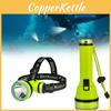 Waterproof Diving Headlamp With High Power Led And Rechargeable Battery For Underwater Exploration