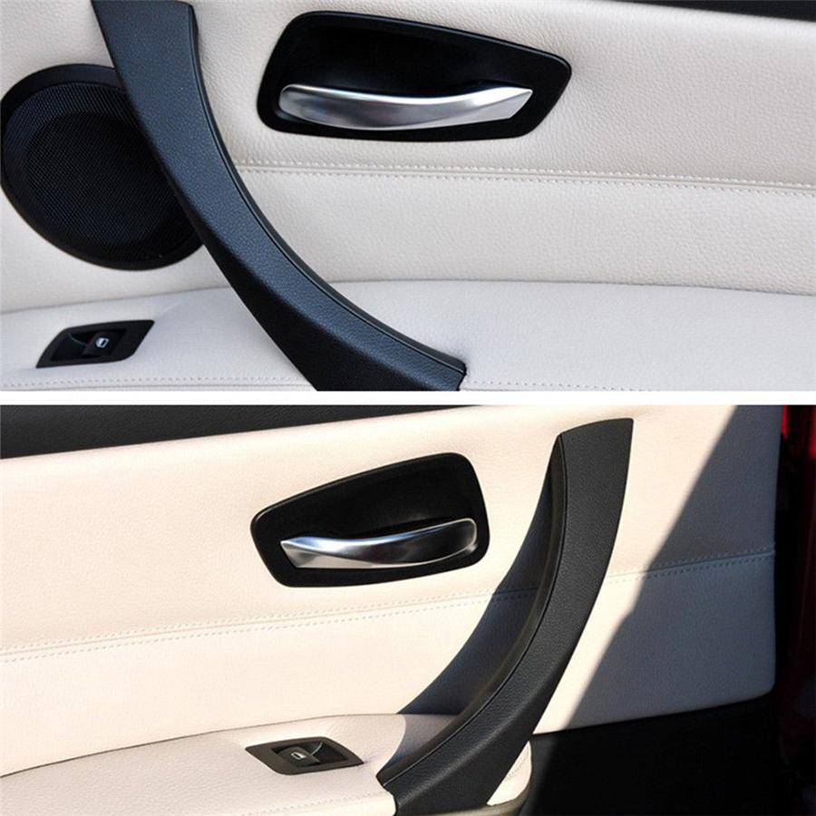 Pair New Suitable Accessories Car Right & Left Interior Door Handle Trim Cover For BMW 3 Series E90 E91 E92 5141 6971 290    5141 6971 289