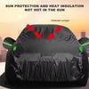 For Tesla Model Y All-Weather Car Covers 6-in-1 Waterproof Dustproof UV Proof Snowproof Scratch Resistant Protection