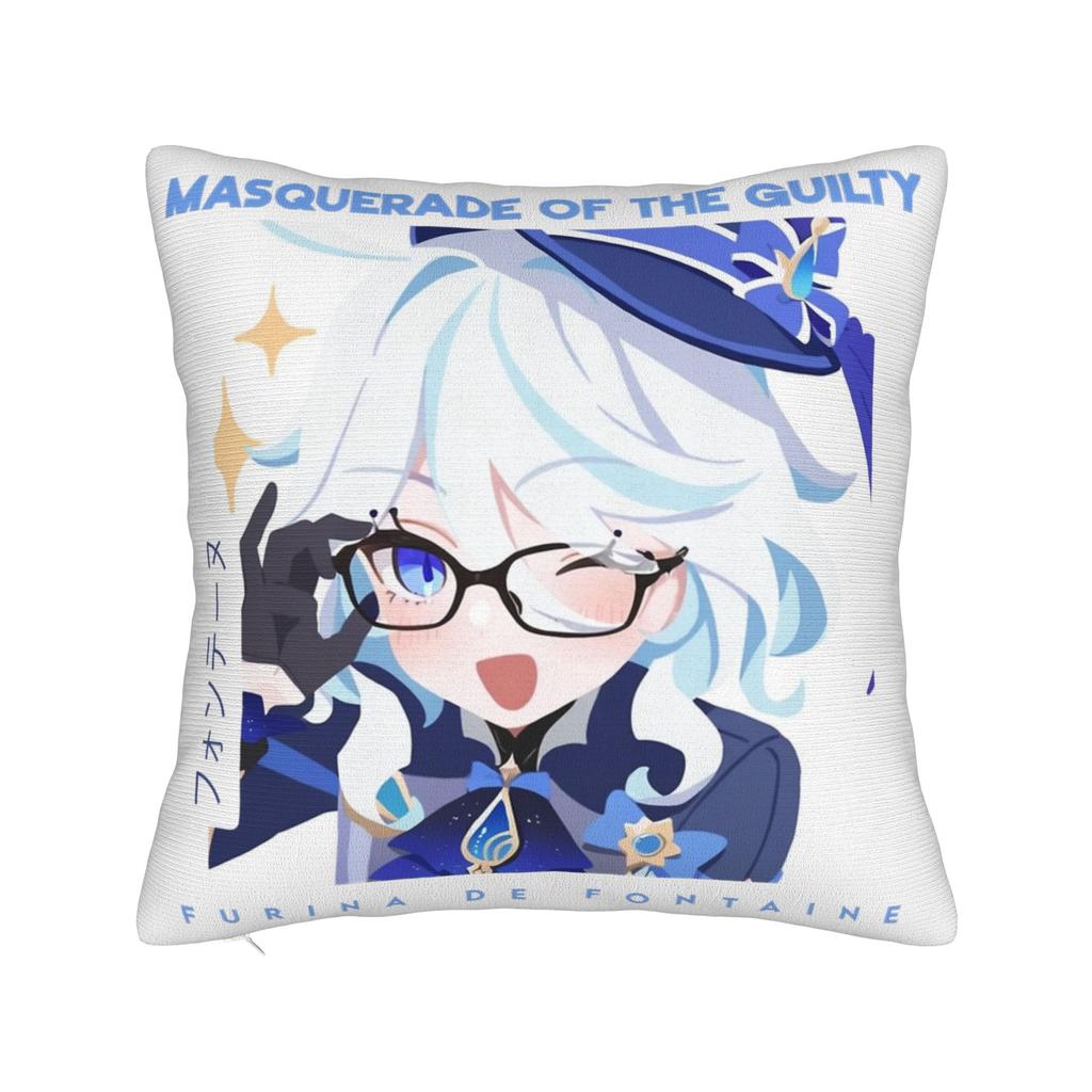 Genshin Impact Gorou Pillowcase Double-Sided Printing Polyester Cushion Cover Decorative Pillow Case Cover Chair Square 40*40Cm