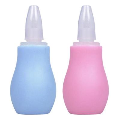 Safety Soft Silicone Baby Nasal Aspirator Baby Nose Cleaner Pump Infant Snot Vacuum Sucker SL07
