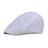 New Men Vintage Cotton Berets Women Fashion Flat Visor Cap Casual Berets Retro Hat Dad Autumn and Winter Unisex Adjustable Hats