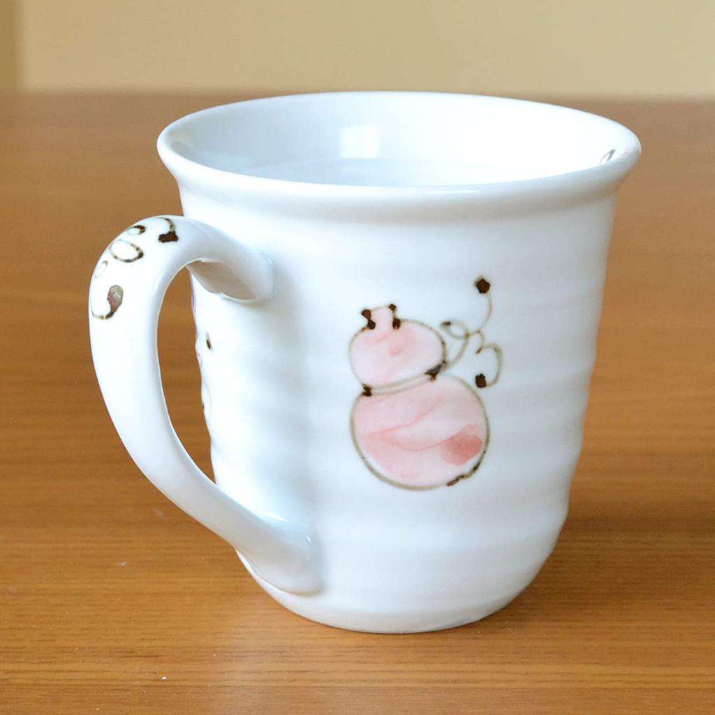 Dárek na oslavu talismanu pro štěstí dárek pro dobro Arita porcelánová šestikvětová karta Kiju vzkaz dřevěná krabička Kiju, zdraví, hrnek, tykve, červená, noshi,