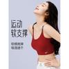 Seamless Wireless Sports Bra Women Running Yoga Workout Breathable Shock Absorbing Fitness Top