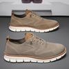 Large Size 48 British Brock Casual Men's Shoes Fashion Trend Fly-woven Surface Breathable Lightweight Sports Loafers