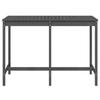 VidaXL Table de jardin gris 159,5x82,5x110 cm bois massif de pin 824097