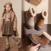2025 Winter Baby Schneestiefel: Warm, wadenhoch, mit Samt gefüttert, flache Sohle, runde Spitze
