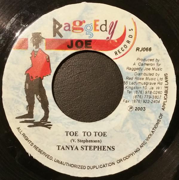 7inch Record TANYA STEPHENS / MR. VEGAS - Toe To Toe / Turn U On RJ066 Raggedy Joe Rec 2003 Jamaica Reggae, Ska & Dub Used