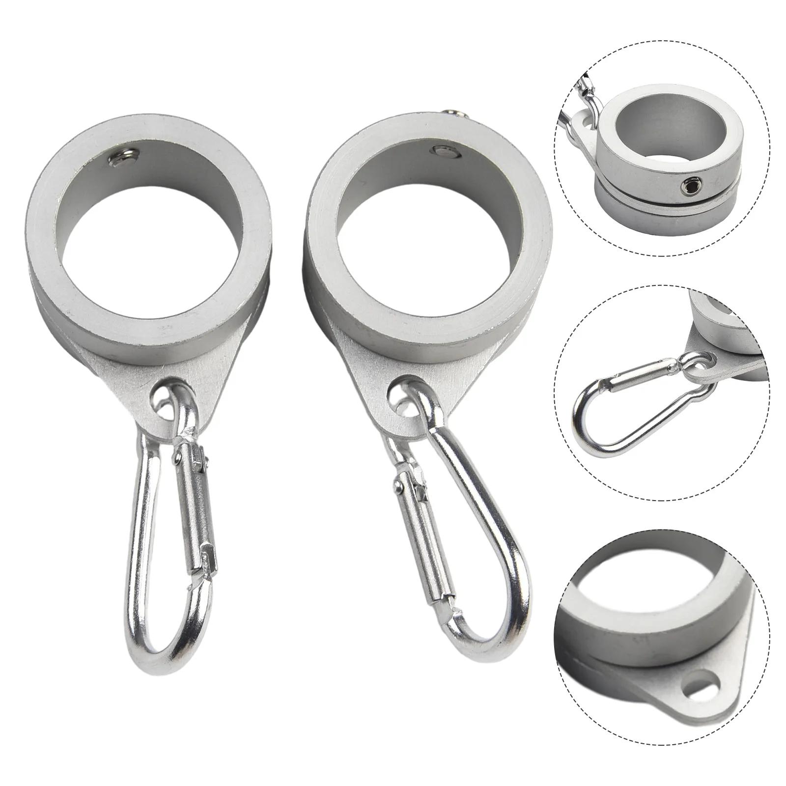 

Set Aluminum Flag Pole Rings 360 Degree Rotating Flagpole Flag Mounting Rings With Carabiners AntiWrap For 0.75-1.02 Inches China Mainland