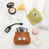 Corduroy Mini Cosmetic Bag Makeup Bag Leaf Spring Bag Portable Lipstick Storage Bag  Travel