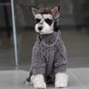 Ciepłe dwuwarstwowe piżamy polarowe dla psów Schnauzer Bichon Teddy Zimowe Ochrona brzucha Odzież do spania