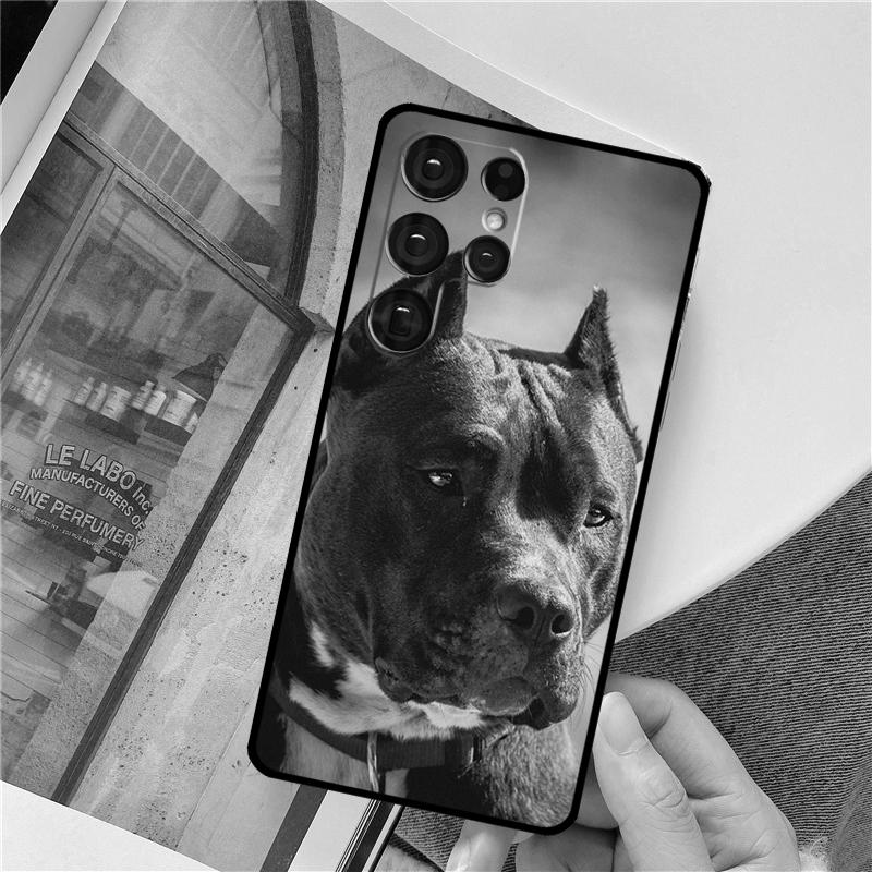 Pit Bull Pitbull Dog Phone Case For Samsung Galaxy S24 Ultra S9 S10 S20 S22 S21 Plus S23 FE S25 Ultra Full Cover