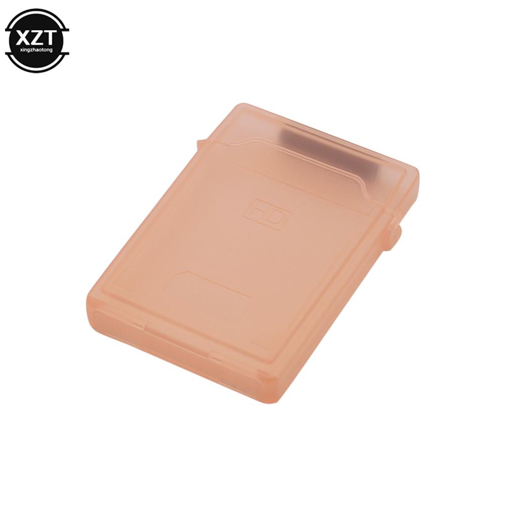 

2.5 Inch IDE SATA HDD Caddy Case External Hard Drive Disk Storage Box For Hdd Enclosure Cases Portable Plastic Protection Case помаранчевий
