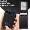 SUTENI H19 For Samsung Galaxy S25 Magnetic Case Card Holder Kickstand Litchi Texture Leather Back Cover