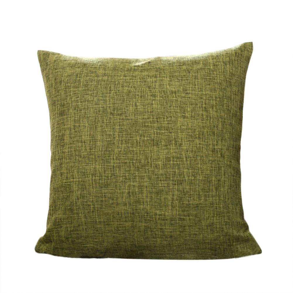 Solid Color Throw Pillow Cover 45x45cm Polyester Pillowcase Car Sofa Home Waist Cushion Cover Decoration Pillows Case