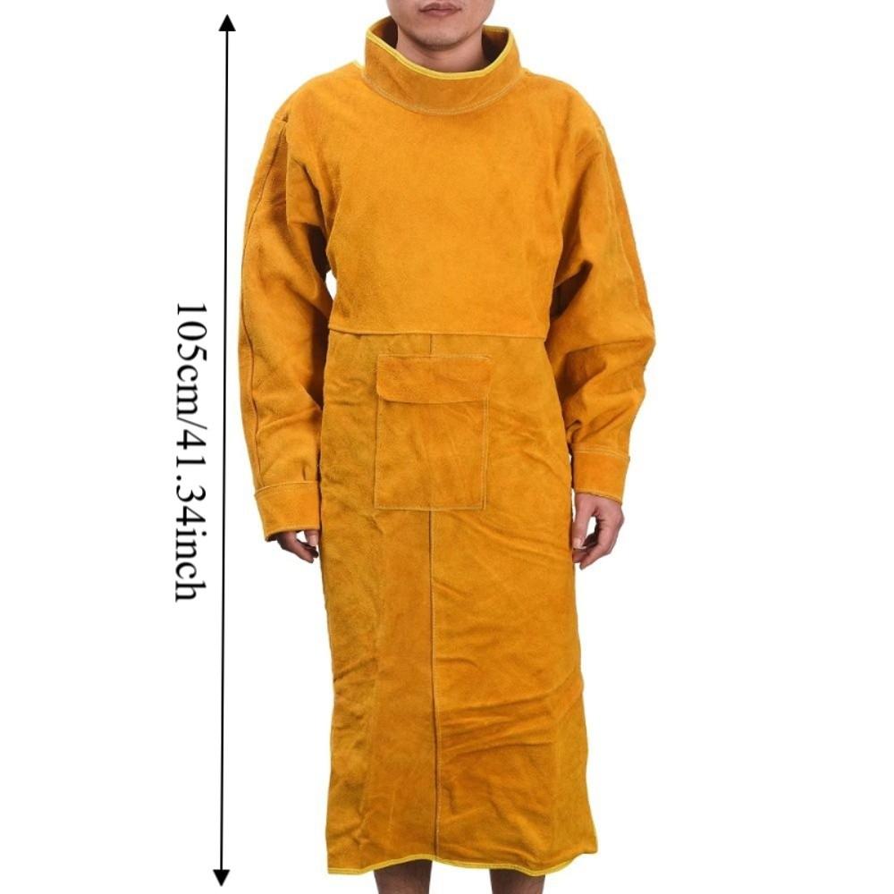 Long Sleeve Welding Work Clothes Flame Retardant Protective Clothing Welding Suit  Welding Work