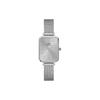 European and American Watches QUADRO Series Watch Quartz Movement Stainless Steel Strap Silver Dial Women's Watch DW00100486