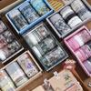 High Aesthetic Retro Scene DIY Pet Diary Washi Tape Set - Decorative Material & Sticker Roll