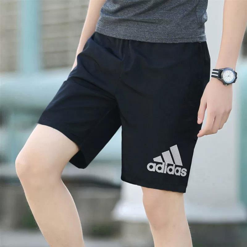 Adidas Woven Shorts Men s Summer New Breathable Casual Beach Loose Quick-Dry Sports Shorts Five-Point Pants S