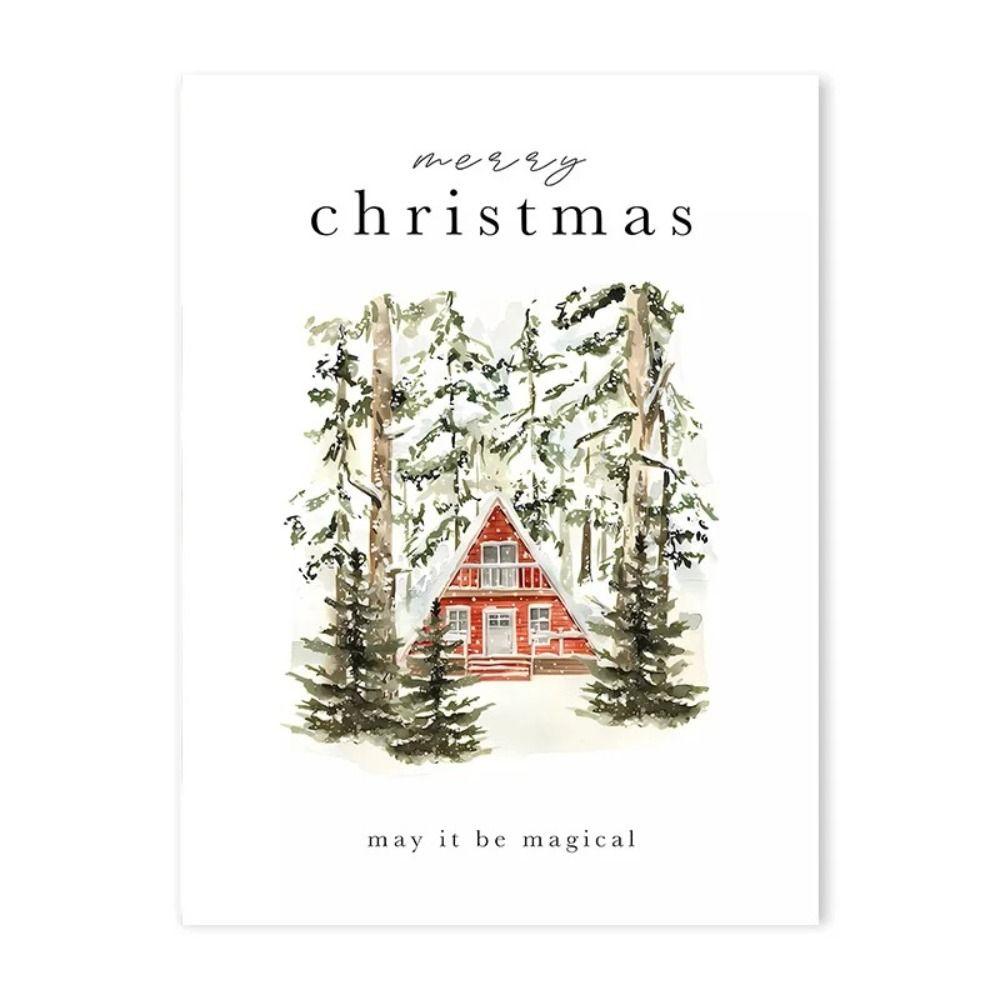 Vintage Christmas Metal Wall Decoration, Holiday Sticker Sign