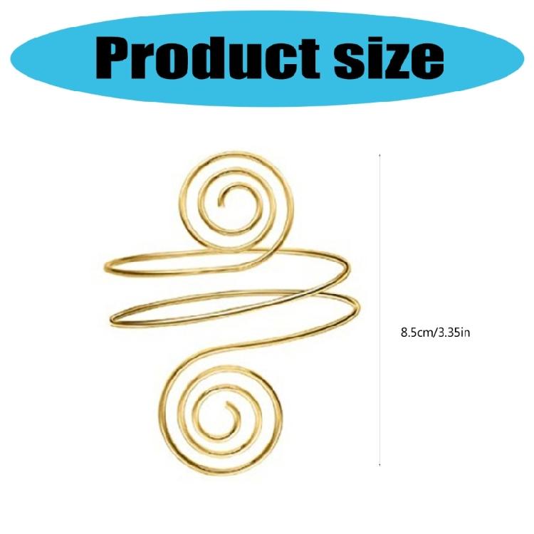 Coil Filigree Arm Chain Cuff Armlet Armband Open Bangle for Beach Arm Chain for Women Teenager Armlet Bangle