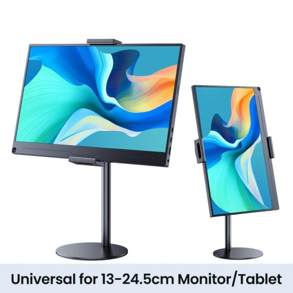 360° Rotation Monitor Stand Metal Standing Tablet Bracket Portable Desktop Monitor Bracket