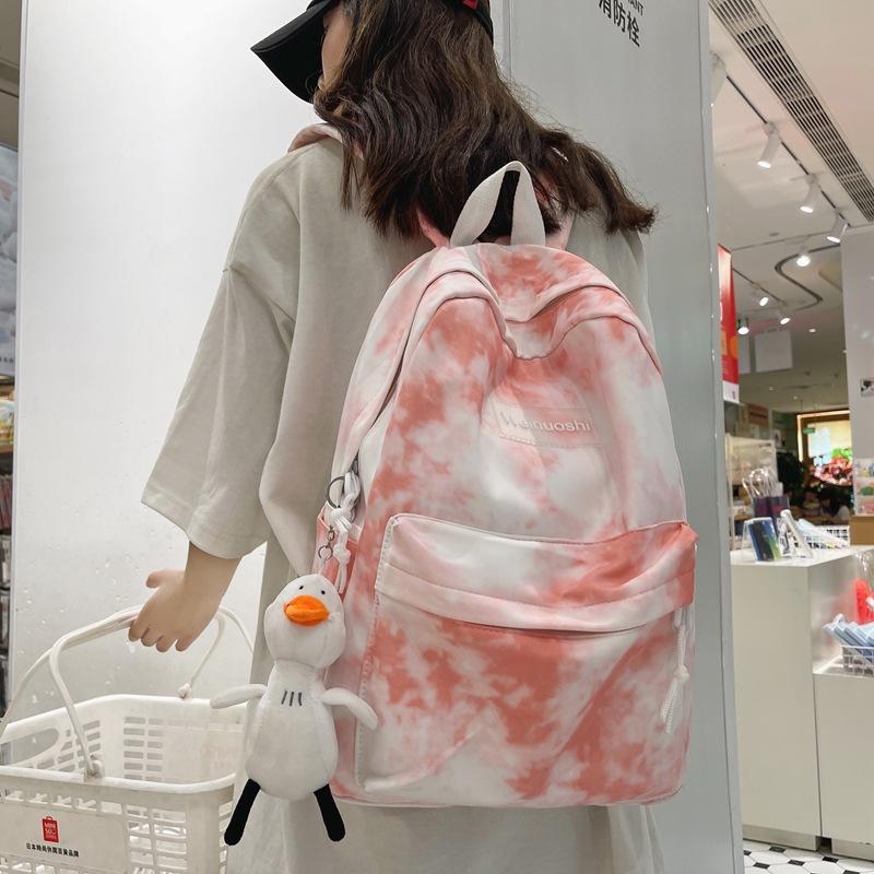 

Graffiti literature and art soft girl student schoolbag junior high school students ins large-capacity backpack