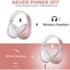 ZIHNIC Bluetooth Headphones Over-Ear, Foldable Wireless and Wired Stereo Headset Micro SD/TF, FM for Cell Phone,PC,Soft Earmuffs &Light Weight for