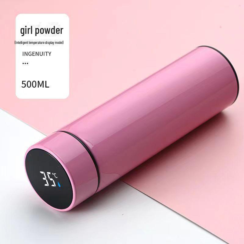 

Термокружка из нержавеющей стали с интеллектуальным дисплеем температуры – индивидуальный логотип для подарков 500ml