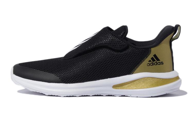 

Adidas Fortarun Slip Resistant Low top Kids Running Shoes Black Gold Kids FX9867 28