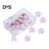 20 Pcs Star Glitter Push Pins Thumb Tacks with Storage Box Sparkly Push Pins for Bulletin Board Corkboard Photo Wall Office or Home