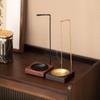 Creative Wooden Incense Burner Round Ornament Incense Stick Holder Incense Tray Hang Incense Upside Down Yoga Decoration