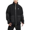 Nike Giacca Uomo con Colletto in Pile Ricamato con Logo a Contrasto Giacche Nero DV8183-010