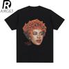 Rapper Ice Spice Grafik T-Shirt Herren Damenmode Hip Hop Streetstyle T-Shirt Sommer Casua