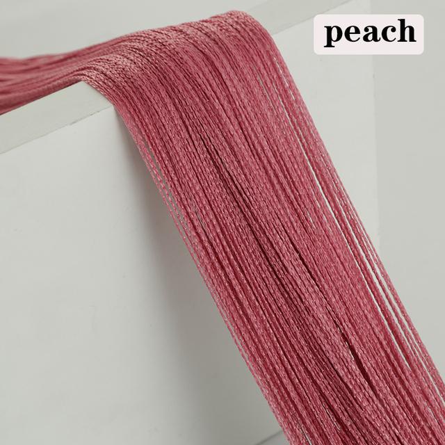 1x2m Wielokolorowe Zasłony z Nici do Drzwi Pokoju Dziennego Ściana Panel Okienny Zasłony z Frędzlami Zasłona Okienna Dekoracja Sypialni