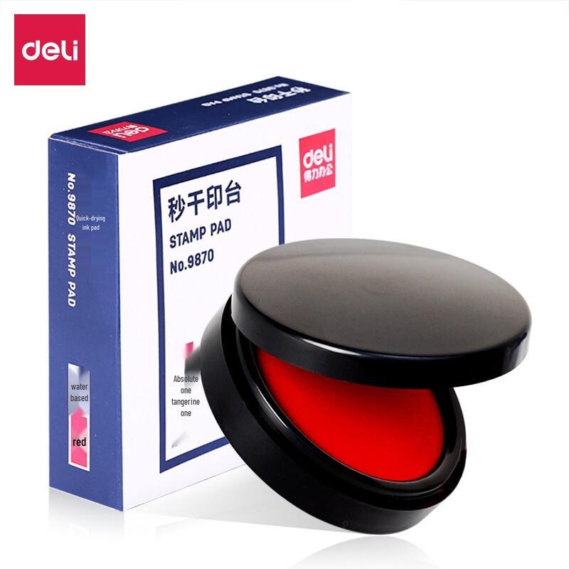 Deli Quick-Dry Round Ink Pad