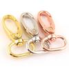 10pcs Lobster Swivel Hooks,Snap Hook Metal Swivel Clasps Bag Purse Hardware Oval Gate Swivel Snap Hook Purse Clip