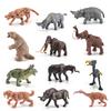 Simulation Of Ancient Life Scenes, Tabletop Decoration Ornaments, Prehistoric Animals, Primitive Human Model Toys