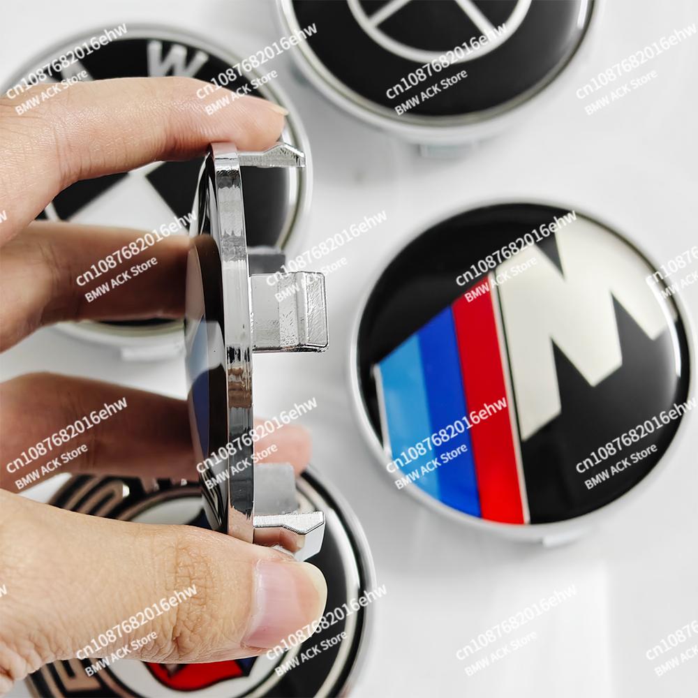 MLKQ6 4Pcs 68MM Car Wheel Center Caps For BMW F20 F22 F23 MF10 MF12 MF13 F85 F86 E90 E91 F32 F33 F34 F36 F10 F11 F18 F06 F12 F13 F01